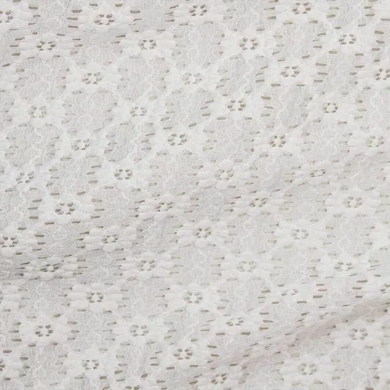 Madonna Stretch Lace Off White