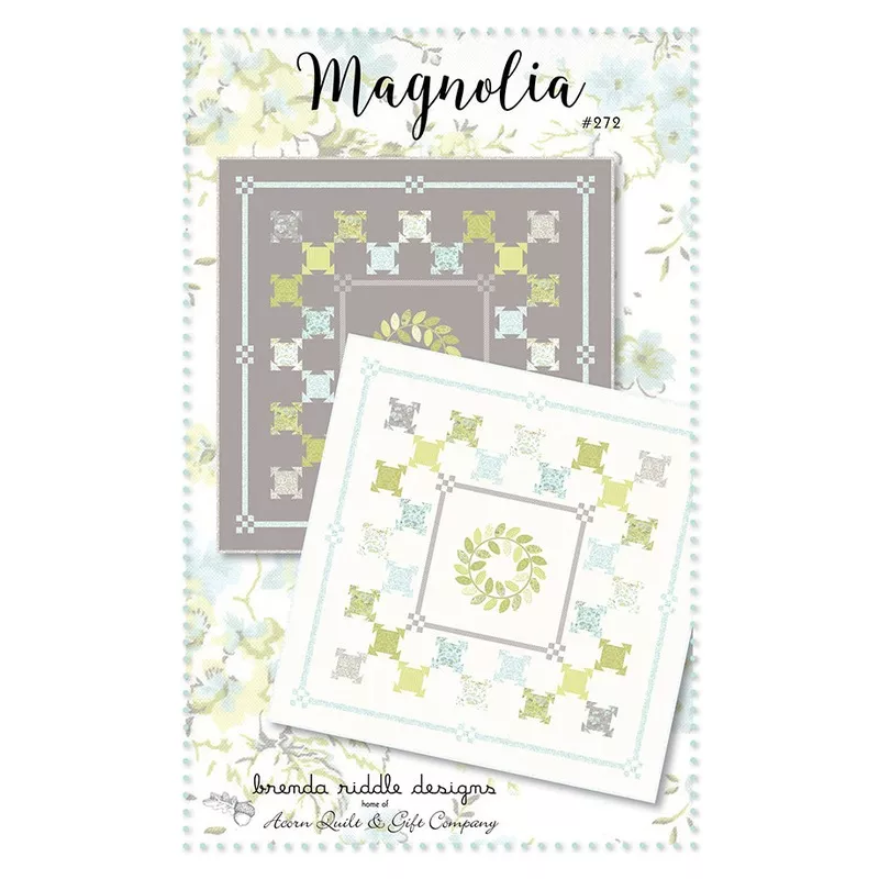 magnolia-quilt-pattern-by-brenda-riddle-designs Magnolia Quilt Pattern by Brenda Riddle Designs