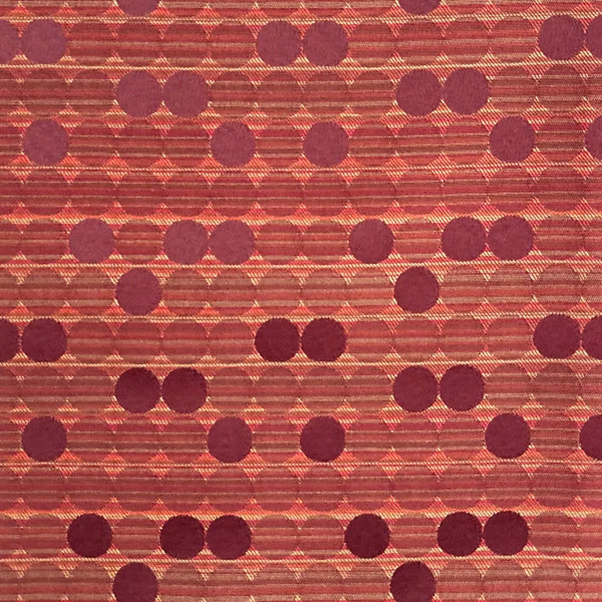 Maharam Coin Crypton Ruby Red Upholstery Fabric