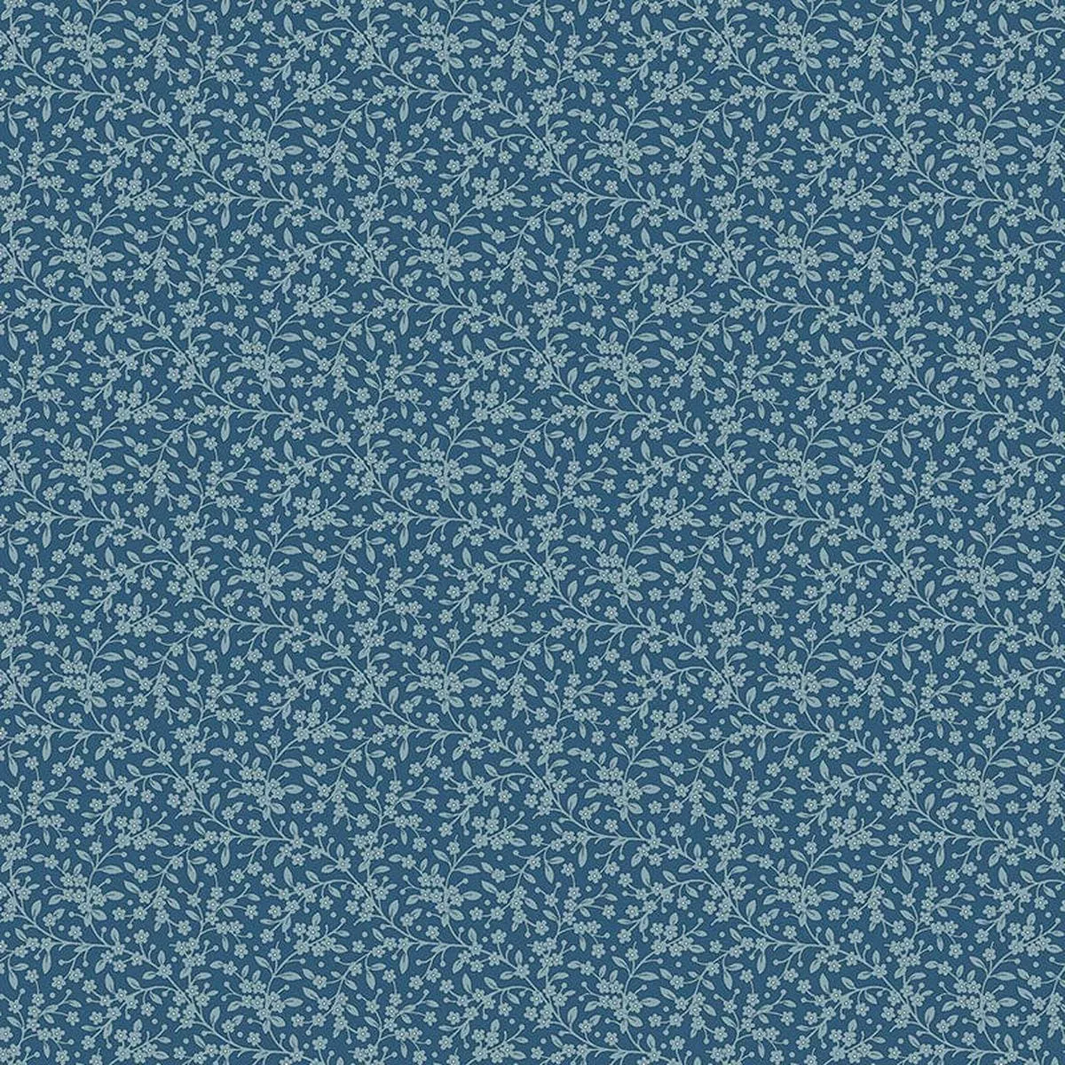 makower-petite-beehive-petals-cobalt-2-1317b Makower Petite Beehive – Petals Cobalt 2-1317B
