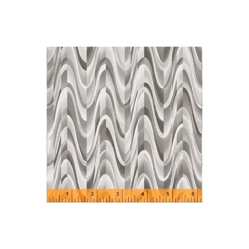 Marguerite Whistler Studios 51801-4 Ash Waves Cotton
