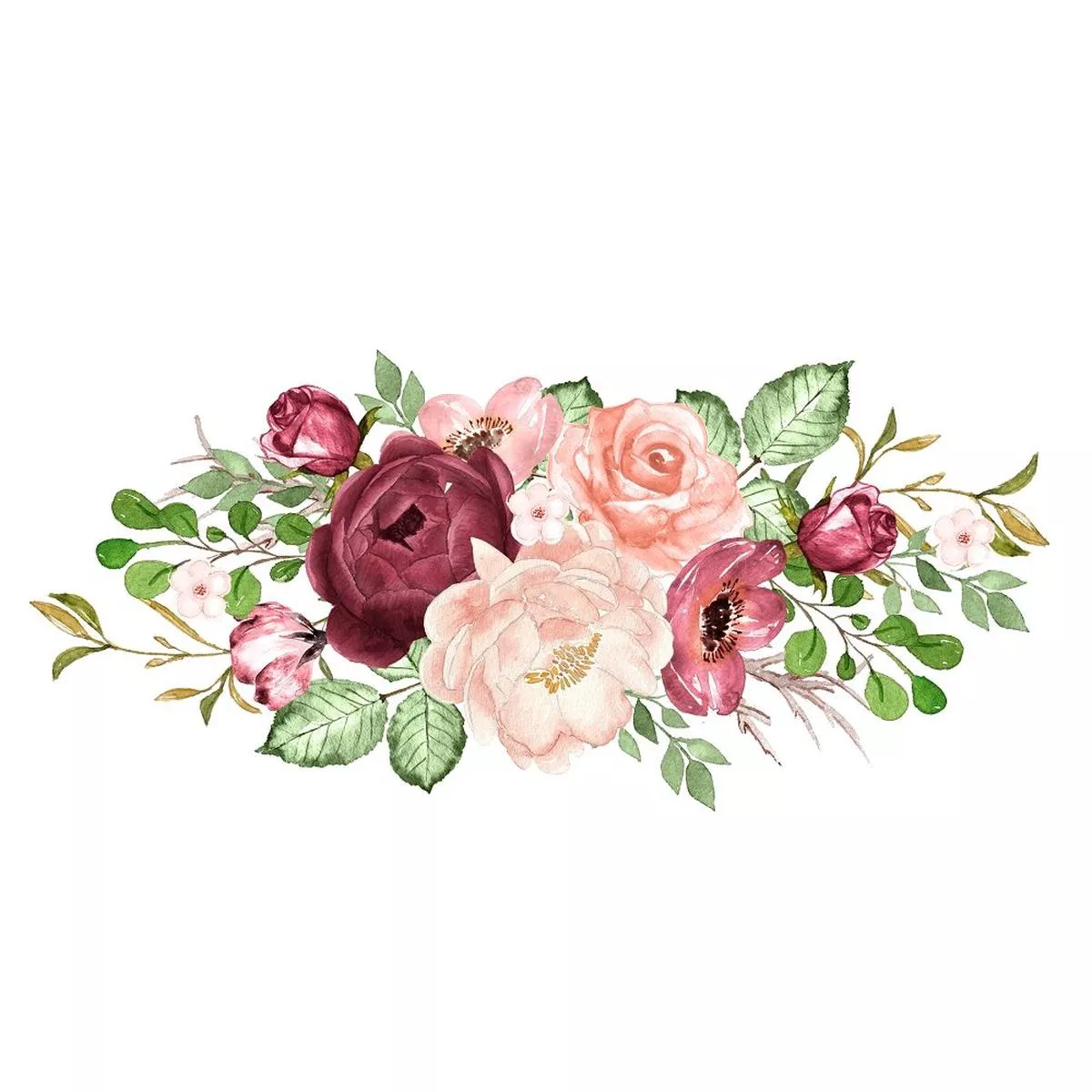 marsala-arrangement-1-fabric-panel Marsala Arrangement #1 Fabric Panel