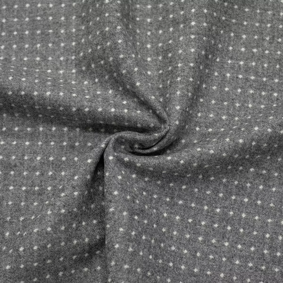 mart-grey-dot-wool-blend-suiting-fabric Mart Grey Dot Wool Blend Suiting Fabric