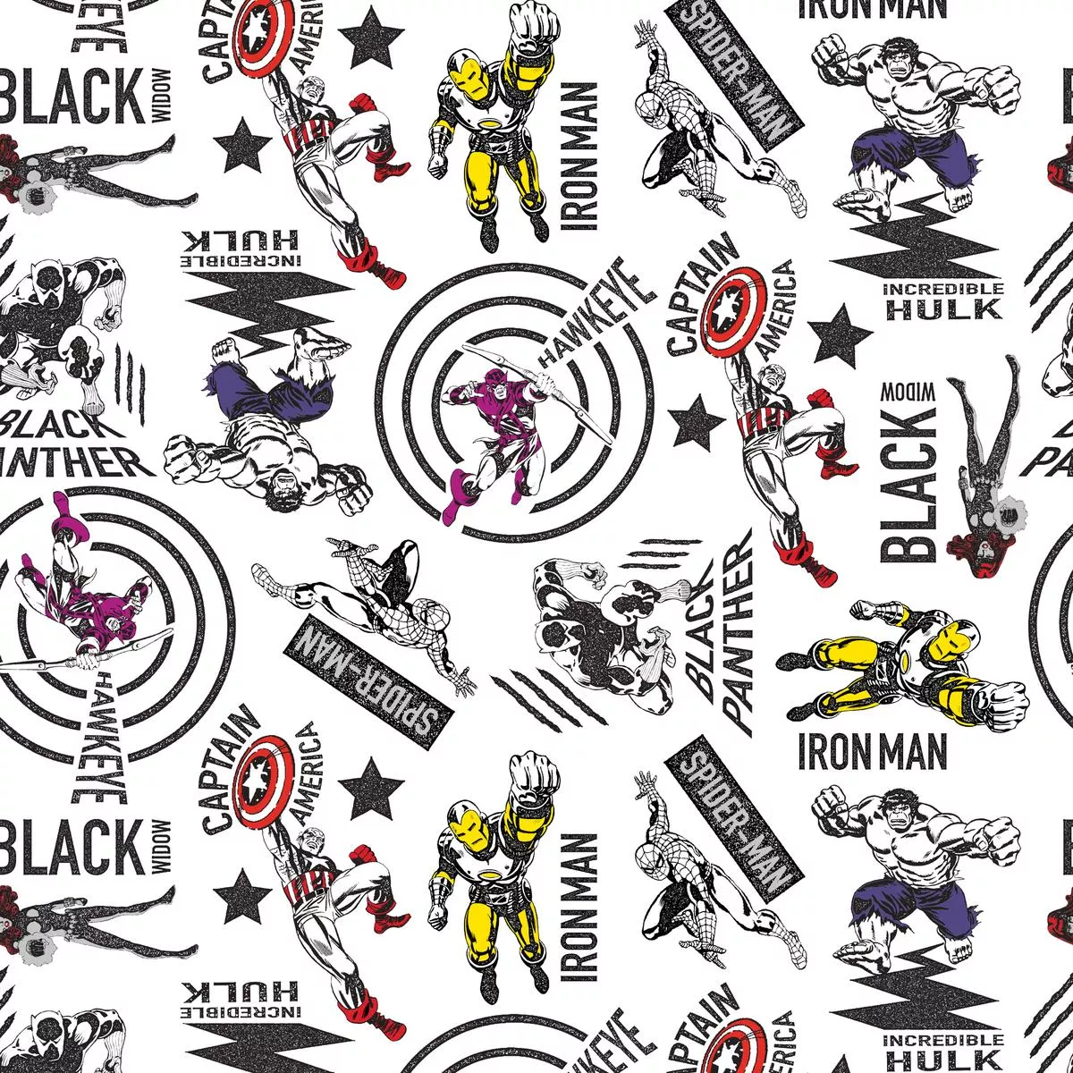 marvel-avenger-action-packed-nostalgia-fabric Marvel Avenger Action-Packed Nostalgia Fabric