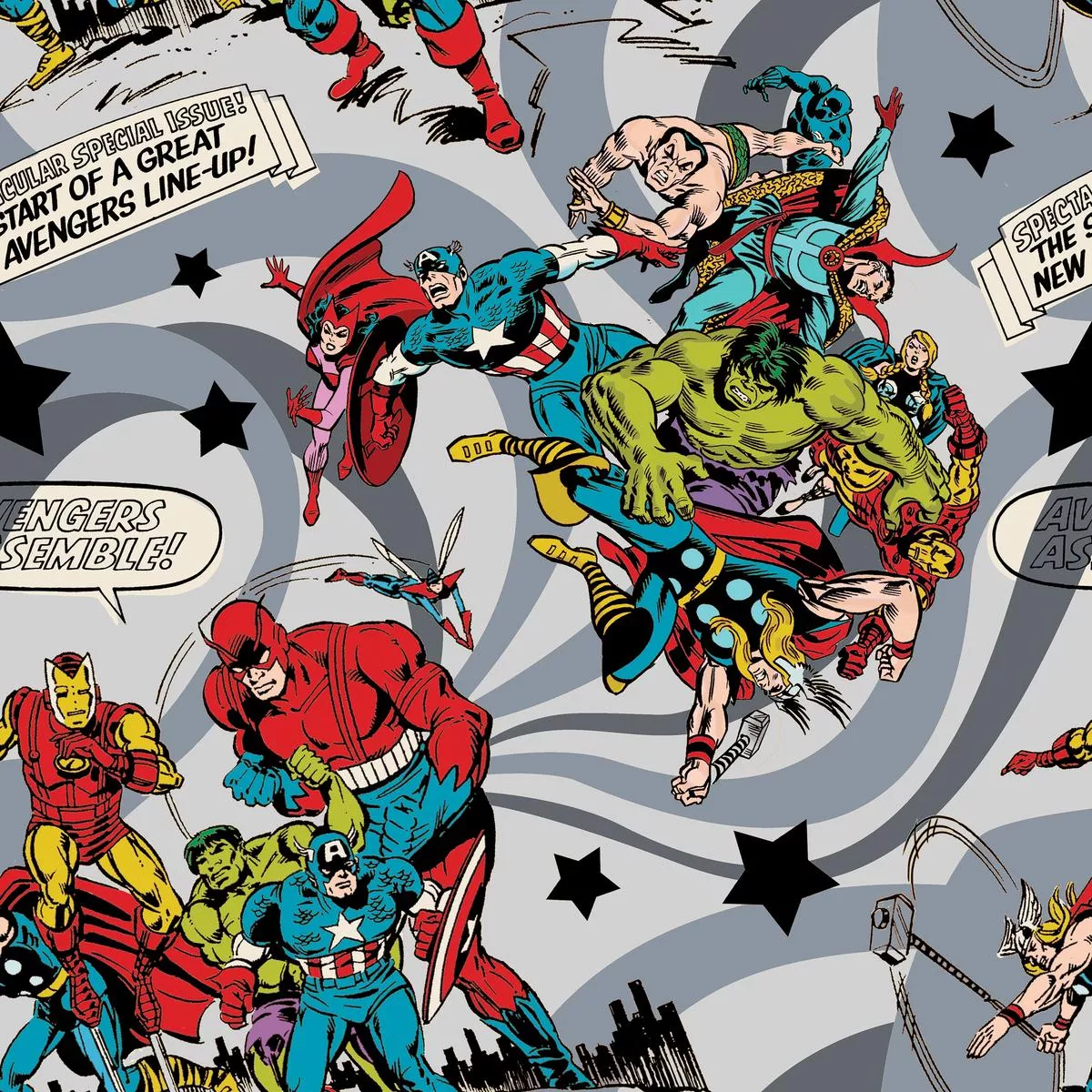 marvel-avengers-heroes-assemble-fabric Marvel Avengers Heroes Assemble Fabric