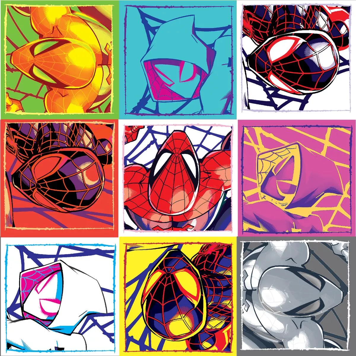 marvel-spider-man-square-panel-fabric Marvel Spider-Man Square Panel Fabric