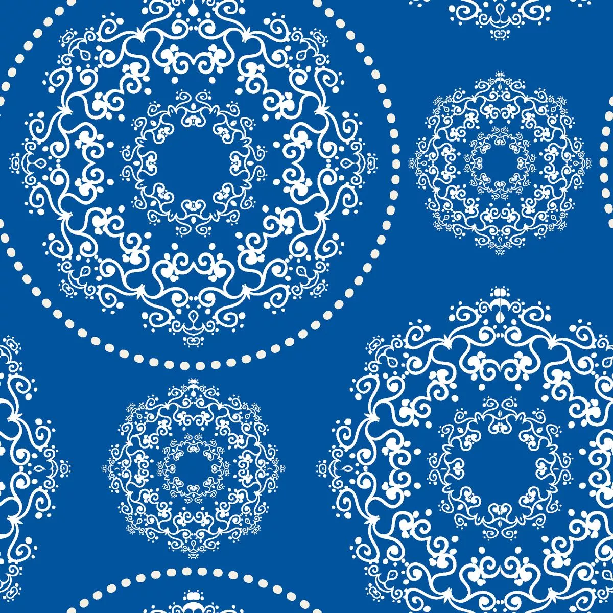 medallion-magic-blue-scrollwork-fabric Medallion Magic – Blue Scrollwork Fabric