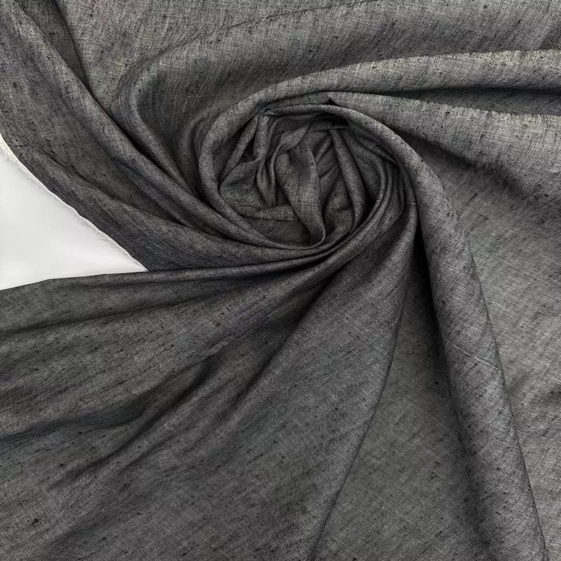 Melange Linen Cotton Fabric