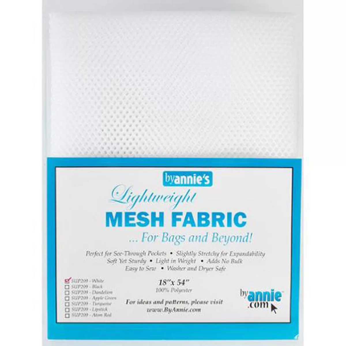 Mesh Fabric – White