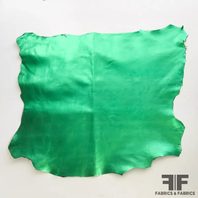 metallic-green-leather Metallic Green Leather