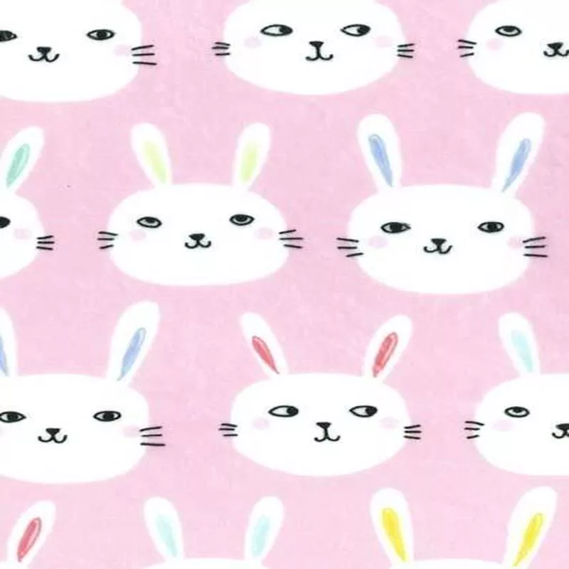 michael-miller-minky-bunny-bunch-pink Michael Miller Minky Bunny Bunch Pink