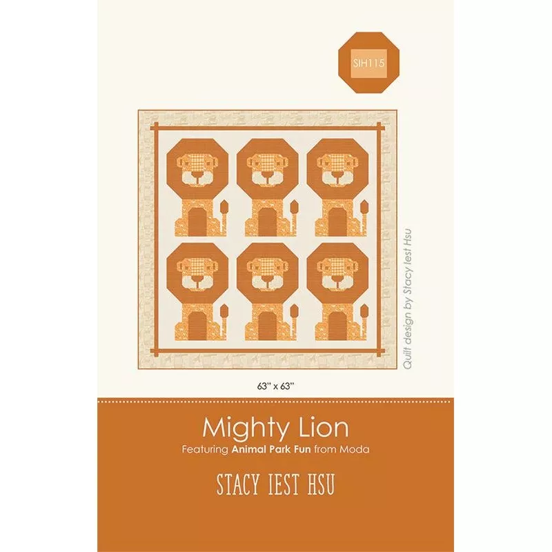 mighty-lion-quilt-pattern-by-stacy-iest-hsu Mighty Lion Quilt Pattern by Stacy Iest Hsu