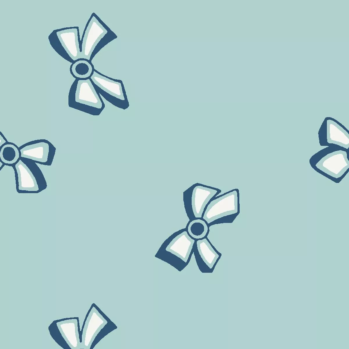 mila-bow-on-blue-bayou-fabric Mila Bow on Blue Bayou Fabric