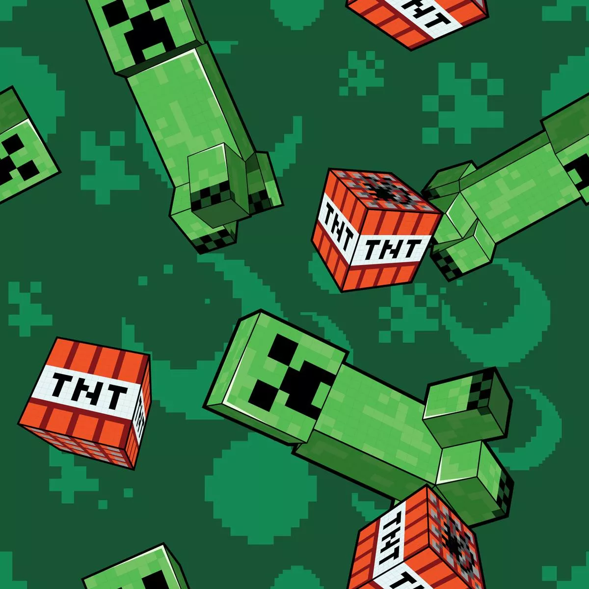 minecraft-creepers-tnt-fabric Minecraft Creepers and TNT Fabric