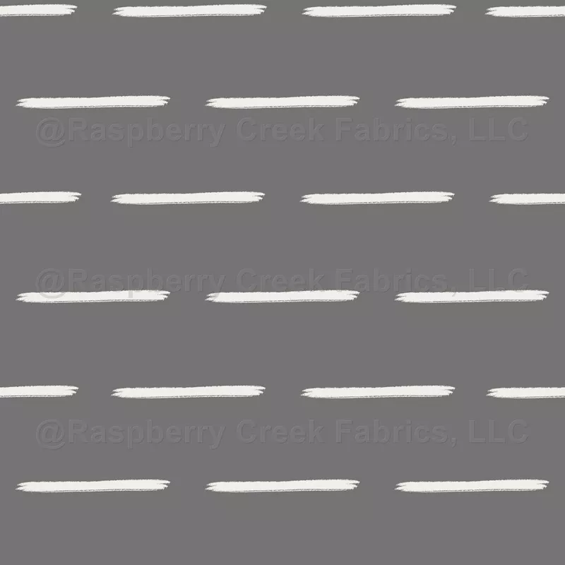 Minimalist Ivory Lines on Gray