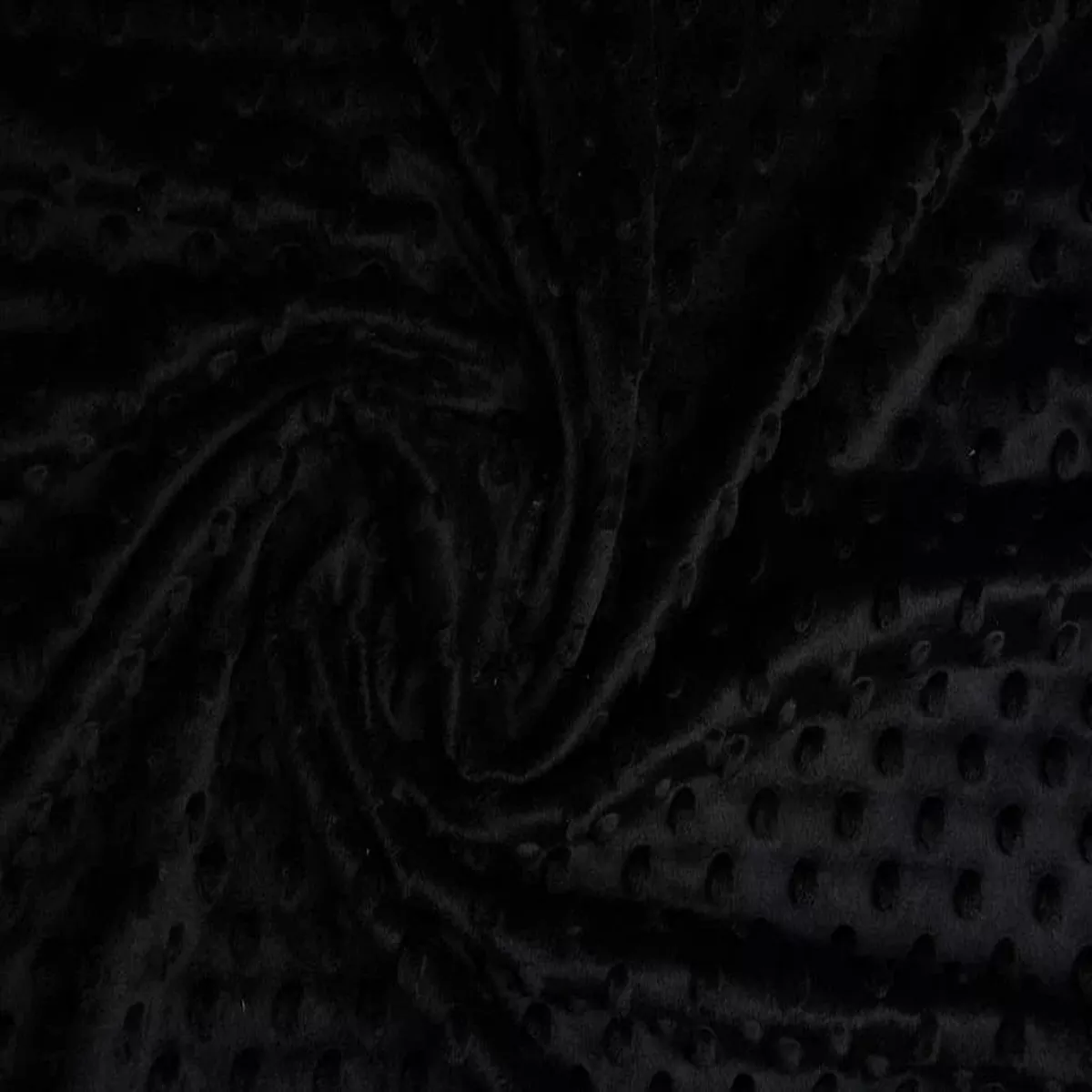 Minky fleece-black 260 g/m