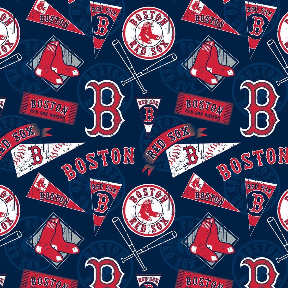 mlb-boston-red-sox-fabric-traditions-cotton MLB Boston Red Sox – Fabric Traditions Cotton