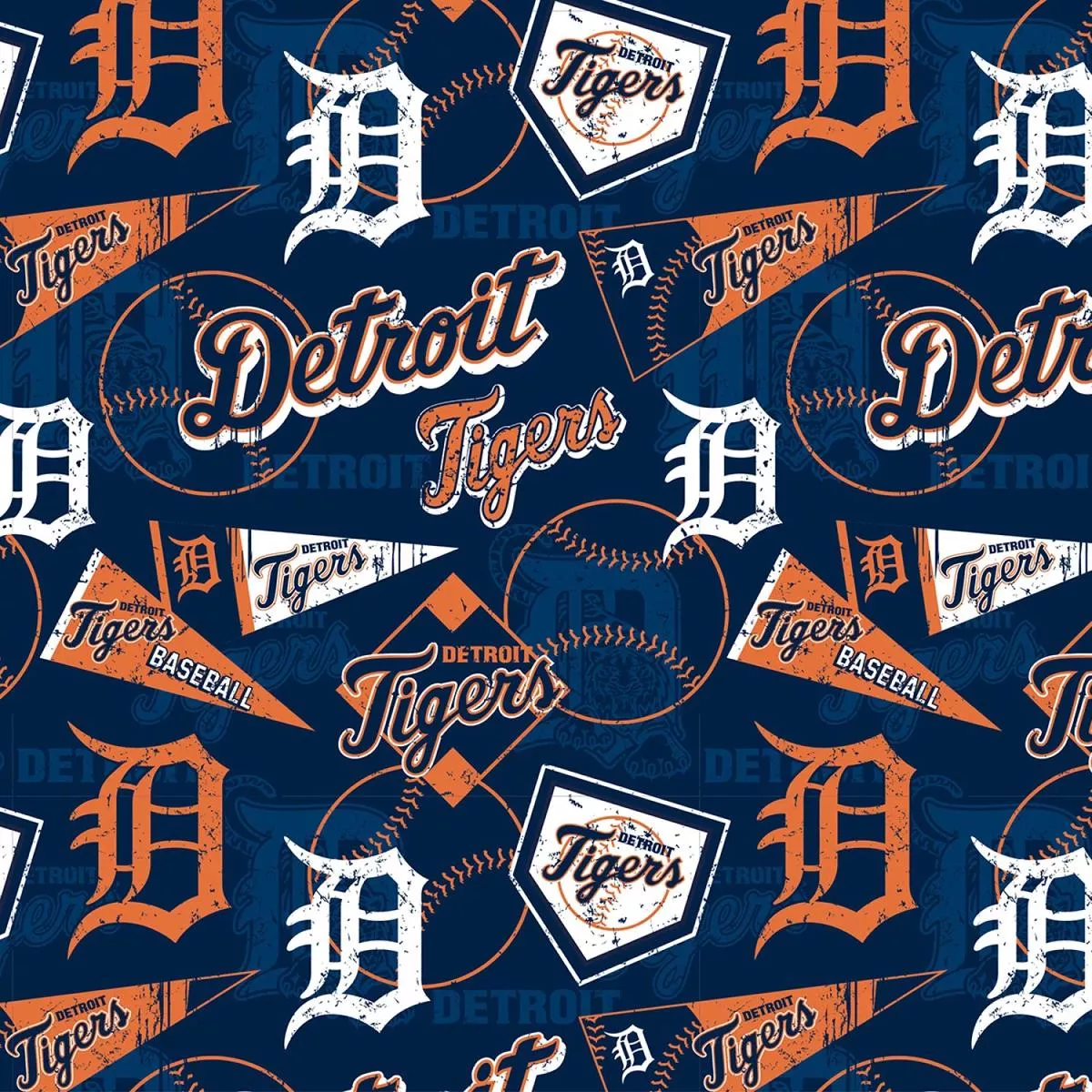 mlb-detroit-tigers-fabric-traditions-cotton MLB Detroit Tigers – Fabric Traditions Cotton