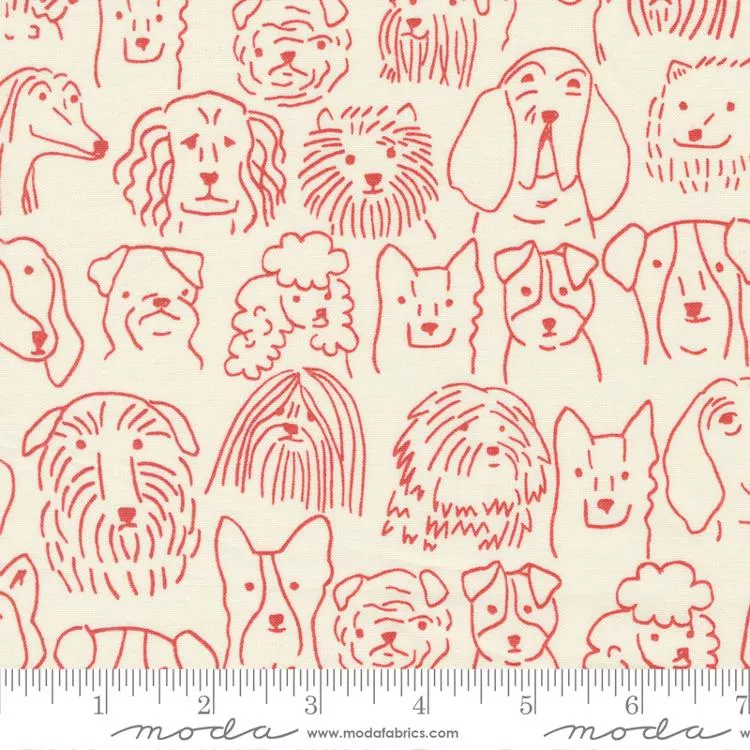 Moda #1Dog Daze20842 11 Cream