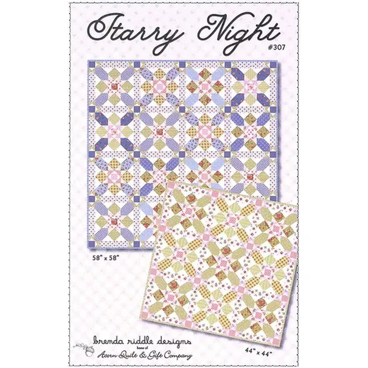 Moda Fabrics Starry Night Memory Lane Quilt Pattern AQ-307