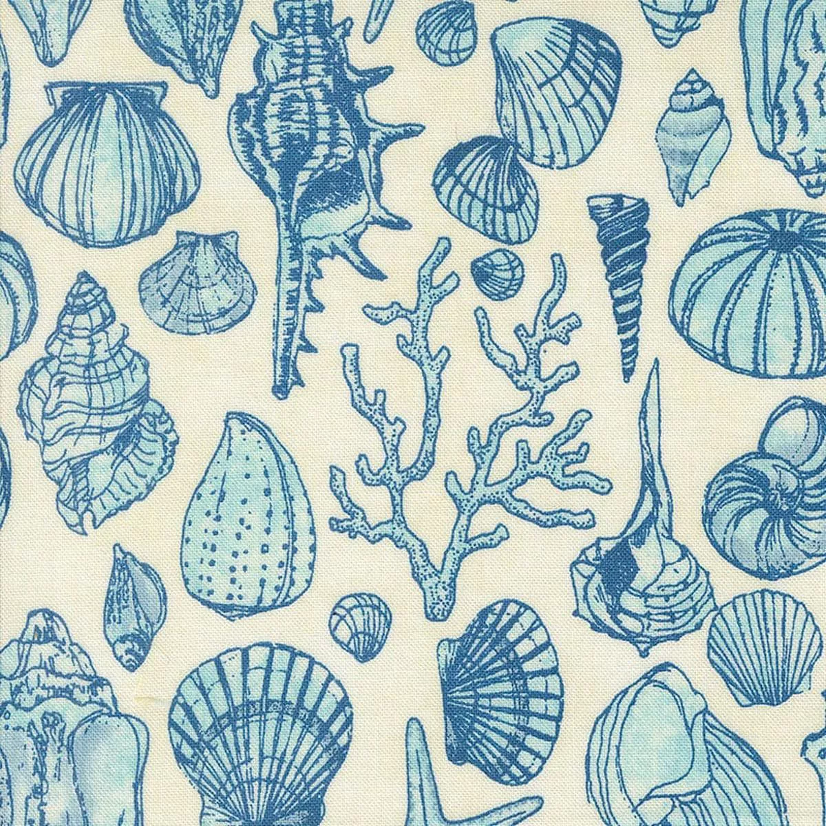 moda-serena-shores-fabric-sketchy-shells-cloud-48774-11 Moda Serena Shores Fabric – Sketchy Shells Cloud 48774-11