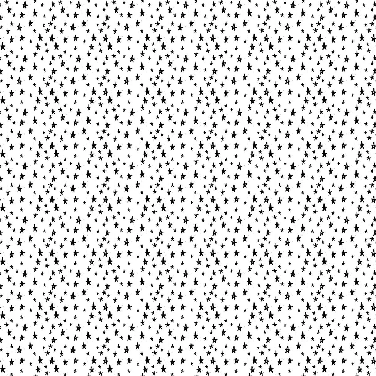 monochrome-stars-fabric Monochrome Stars Fabric