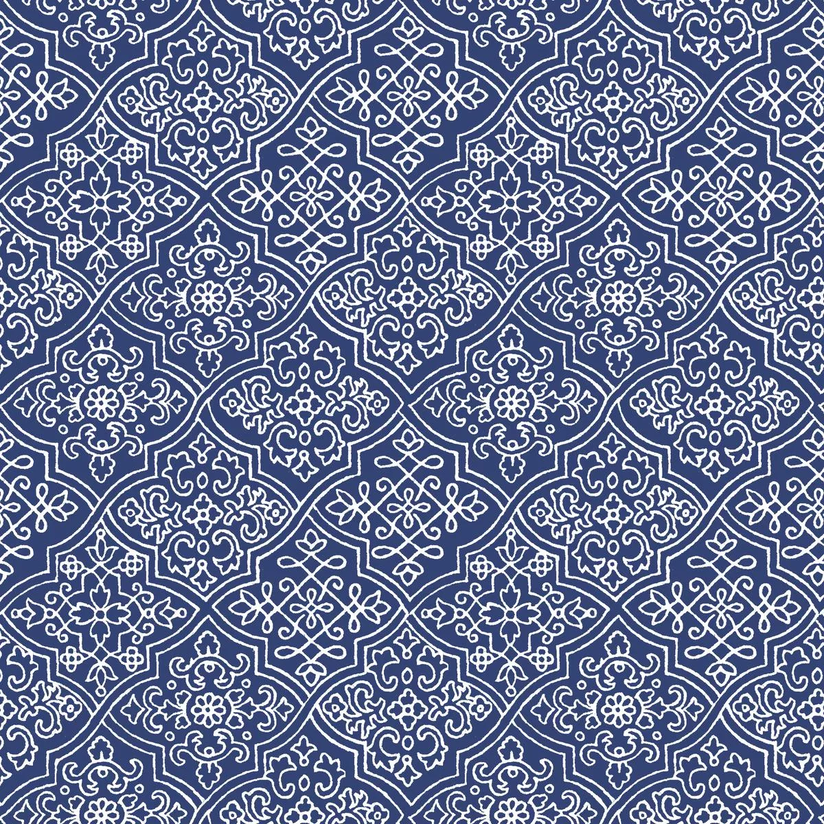 moroccan-splendor-indigo-medallion-fabric Moroccan Splendor – Indigo Medallion Fabric