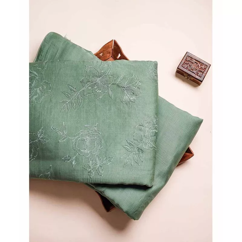 mul-chanderi-embroidered-plain-fabrics MUL CHANDERI EMBROIDERED & PLAIN FABRICS