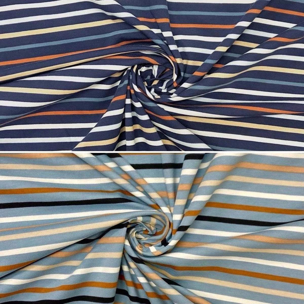 multicolour-striped-cotton-jersey-fabric Multicolour Striped Cotton Jersey Fabric