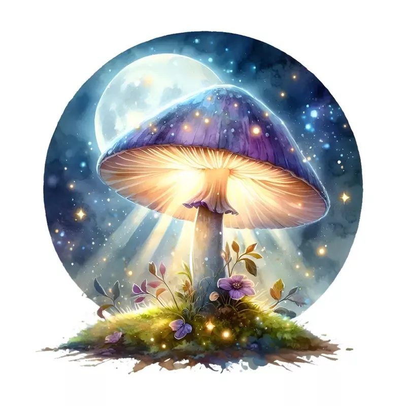 mushroom-garden-59-fabric-panel Mushroom Garden #59 Fabric Panel