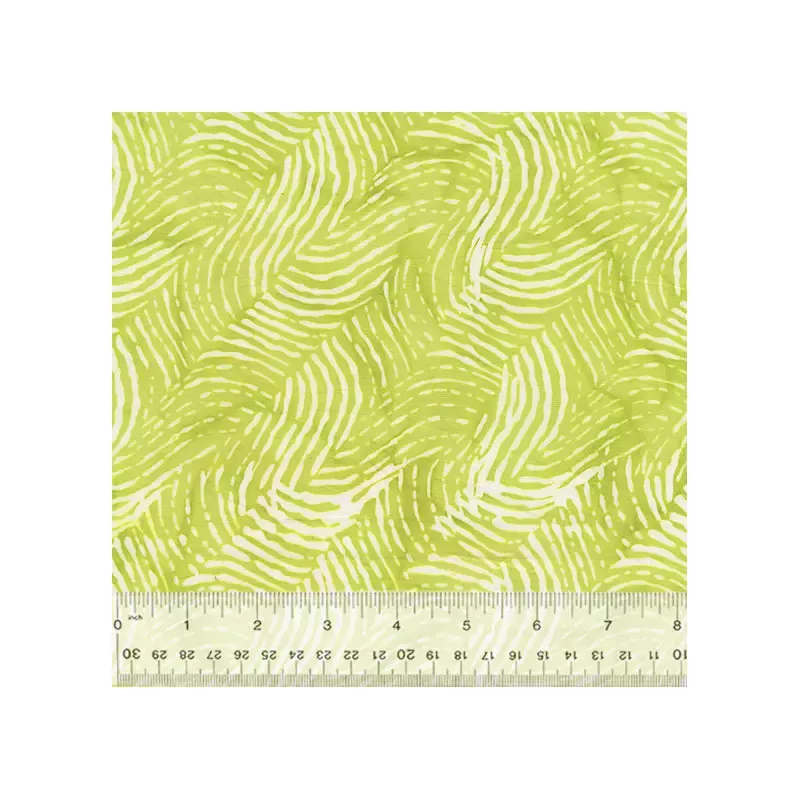 Myrtle Baliscapes 2532Q-X Chartreuse Strokes Batik Cotton