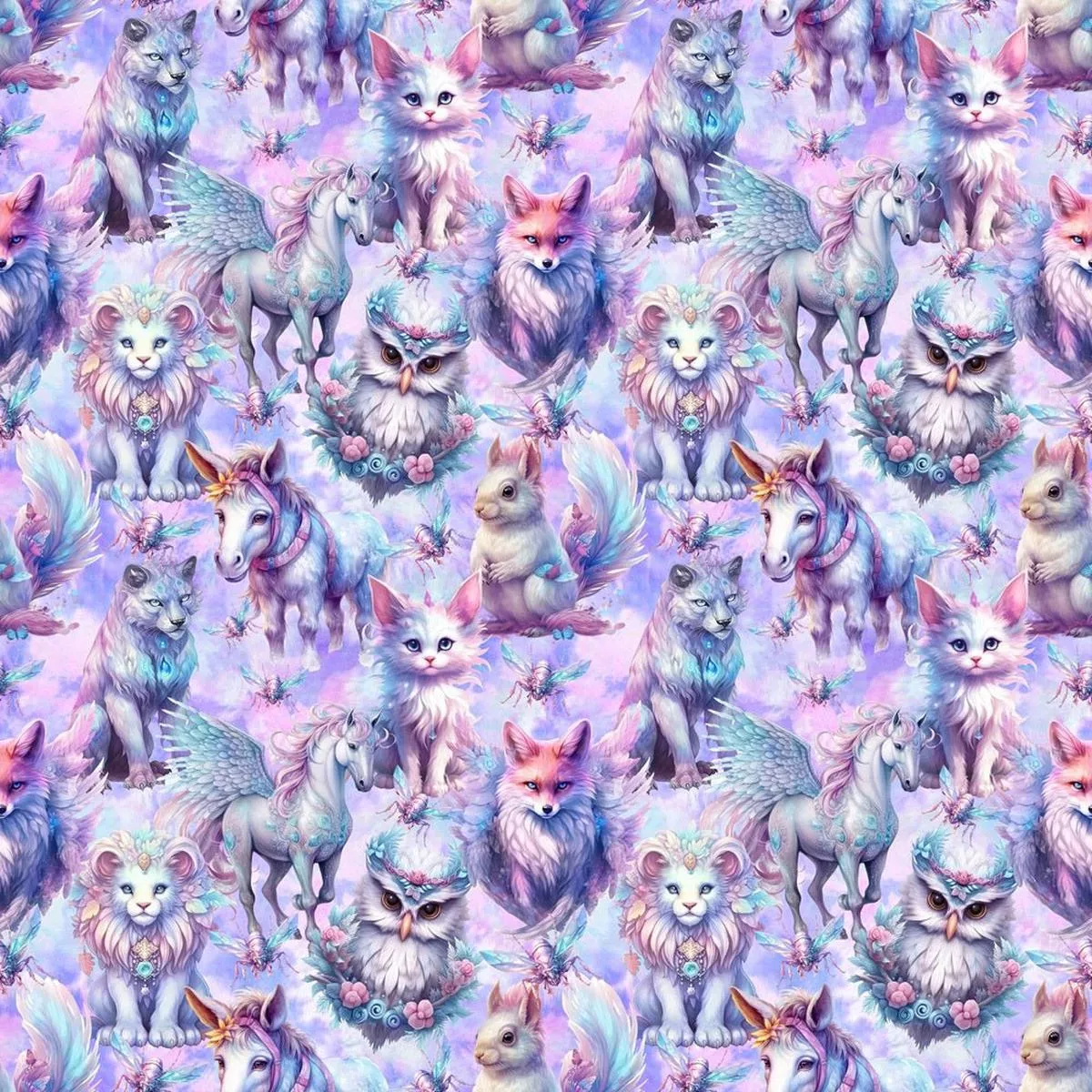 mystical-animal-fabric Mystical Animal Fabric