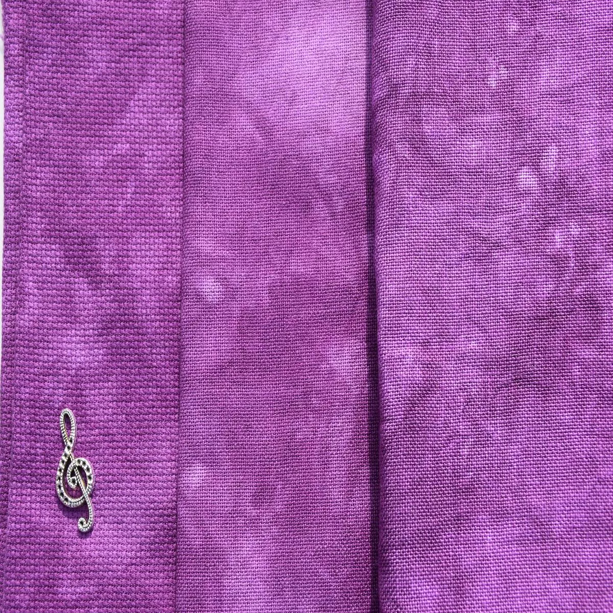 Nancy – Fat Half | Opalescent Linen | 28 ct