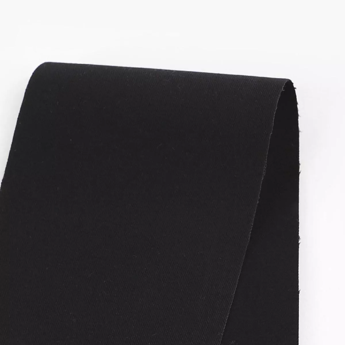 narrow-stretch-cotton-twill-black Narrow Stretch Cotton Twill – Black