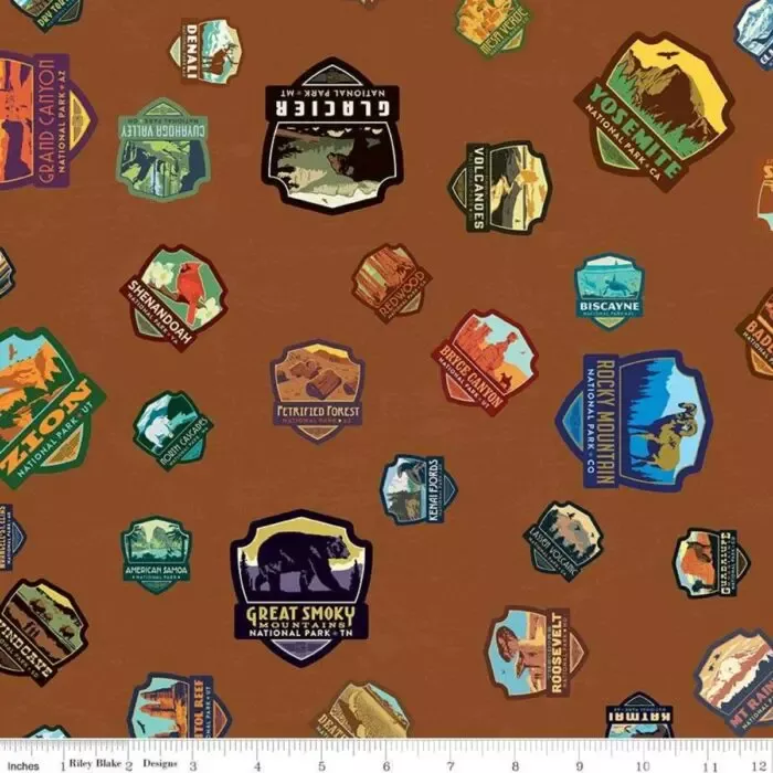 National Parks – Patches – Light Brown