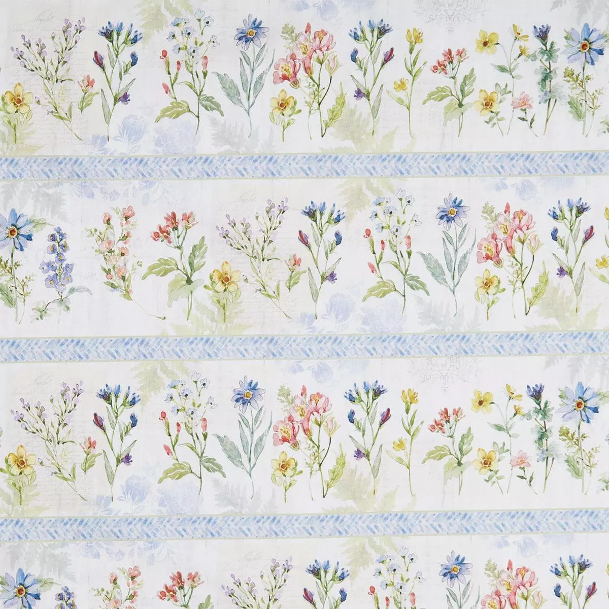 nature-s-serenade-floral-border-stripe-multi-yardage Nature’s Serenade – Floral Border Stripe Multi Yardage
