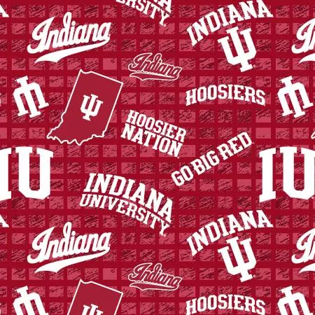 NCAA-Indiana All Over Print 108in Wideback