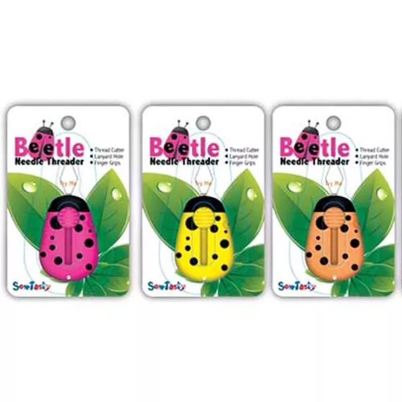 needle-beetle-needle-threader-led-light-pink-yellow-orange Needle Beetle Needle Threader LED Light Pink Yellow Orange