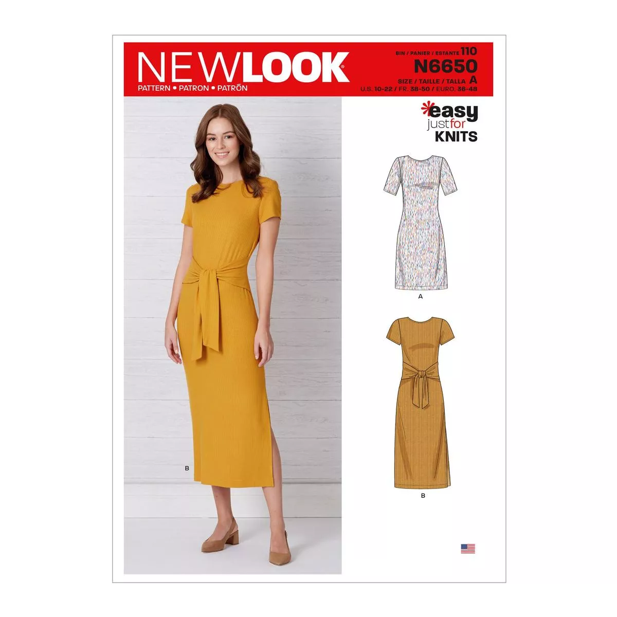 New Look Sewing Pattern 6650