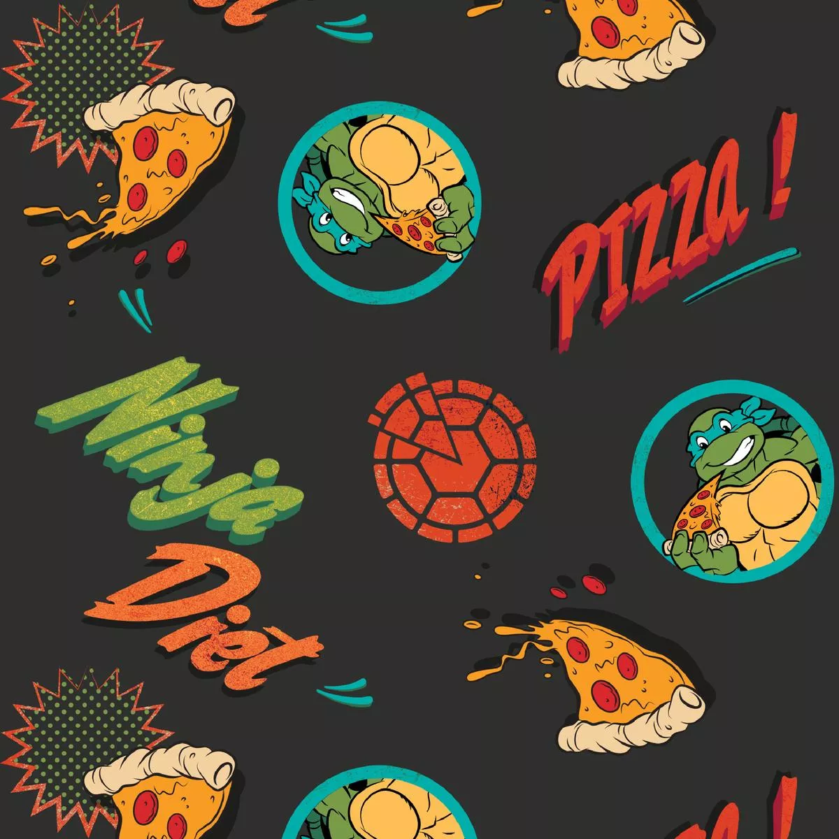 Nickelodeon TMNT Ninja Diet Fabric