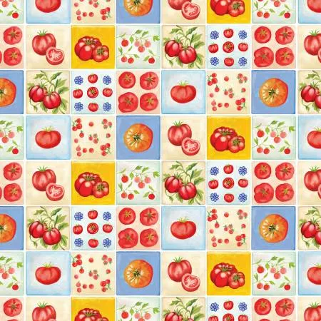 Nonna's Table - Multi Kitchen Stories - DDC12897-MULT by Michael Miller