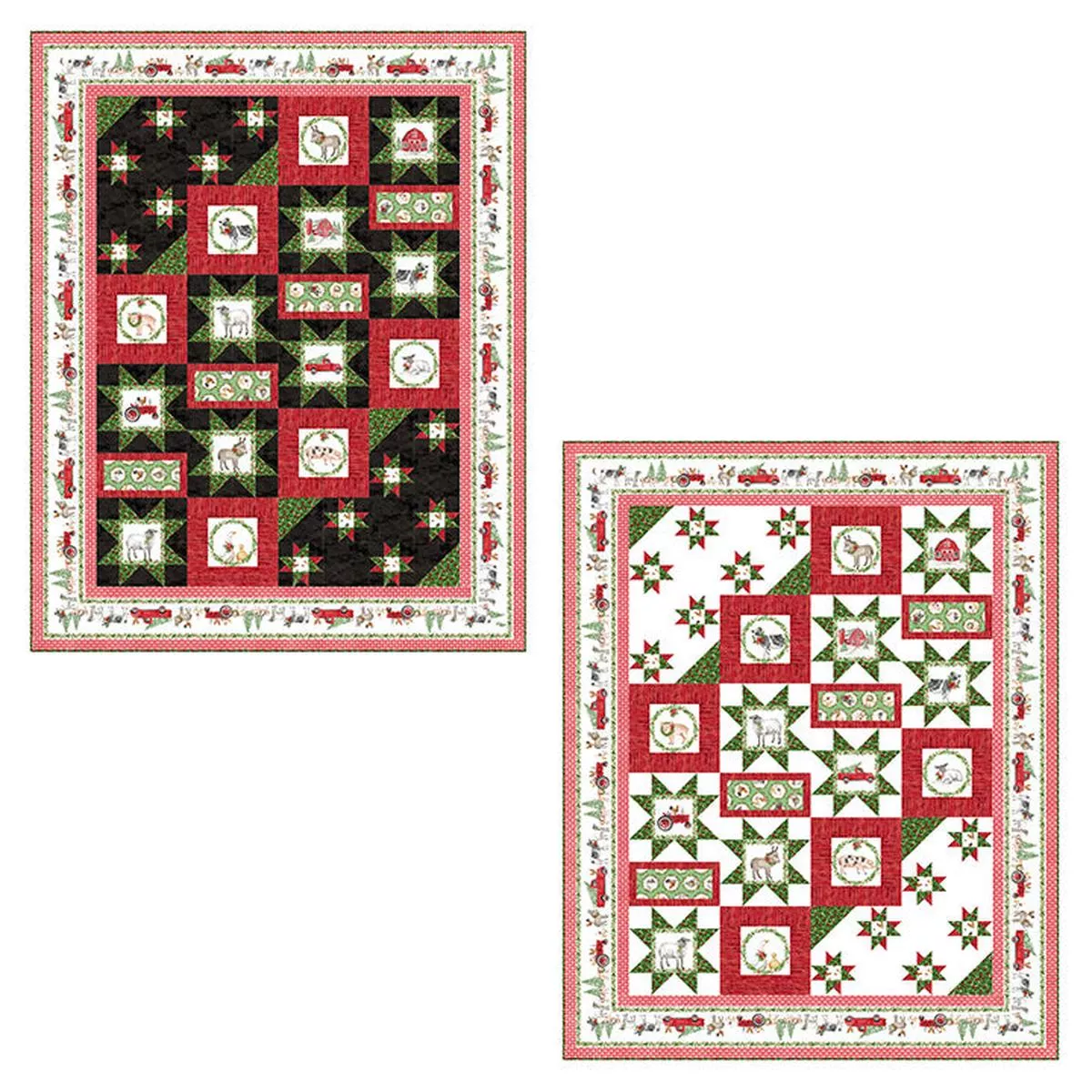 Northcott Barnyard Christmas Quilt Pattern PTN3586
