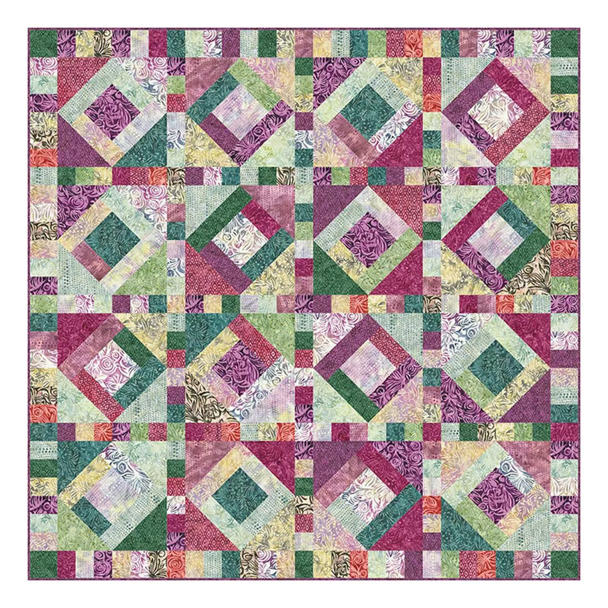 Northcott Fabrics Prairie Meadow Quilting Pattern PTNB0578