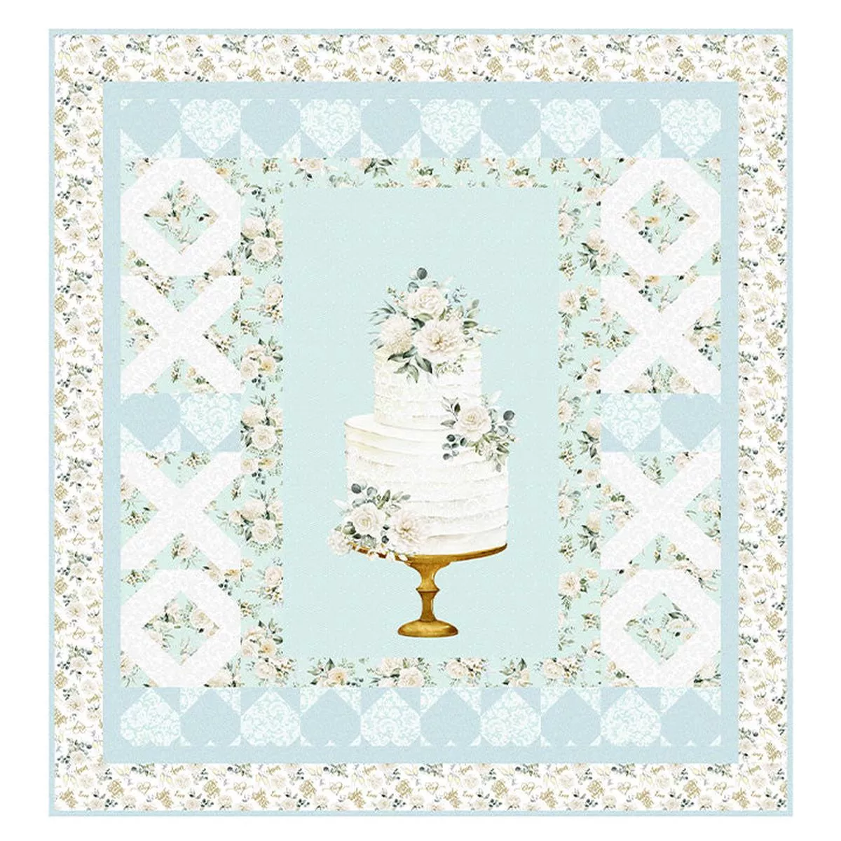 Northcott Fabrics Sign In Please White Wedding Quilting Pattern PTN3536