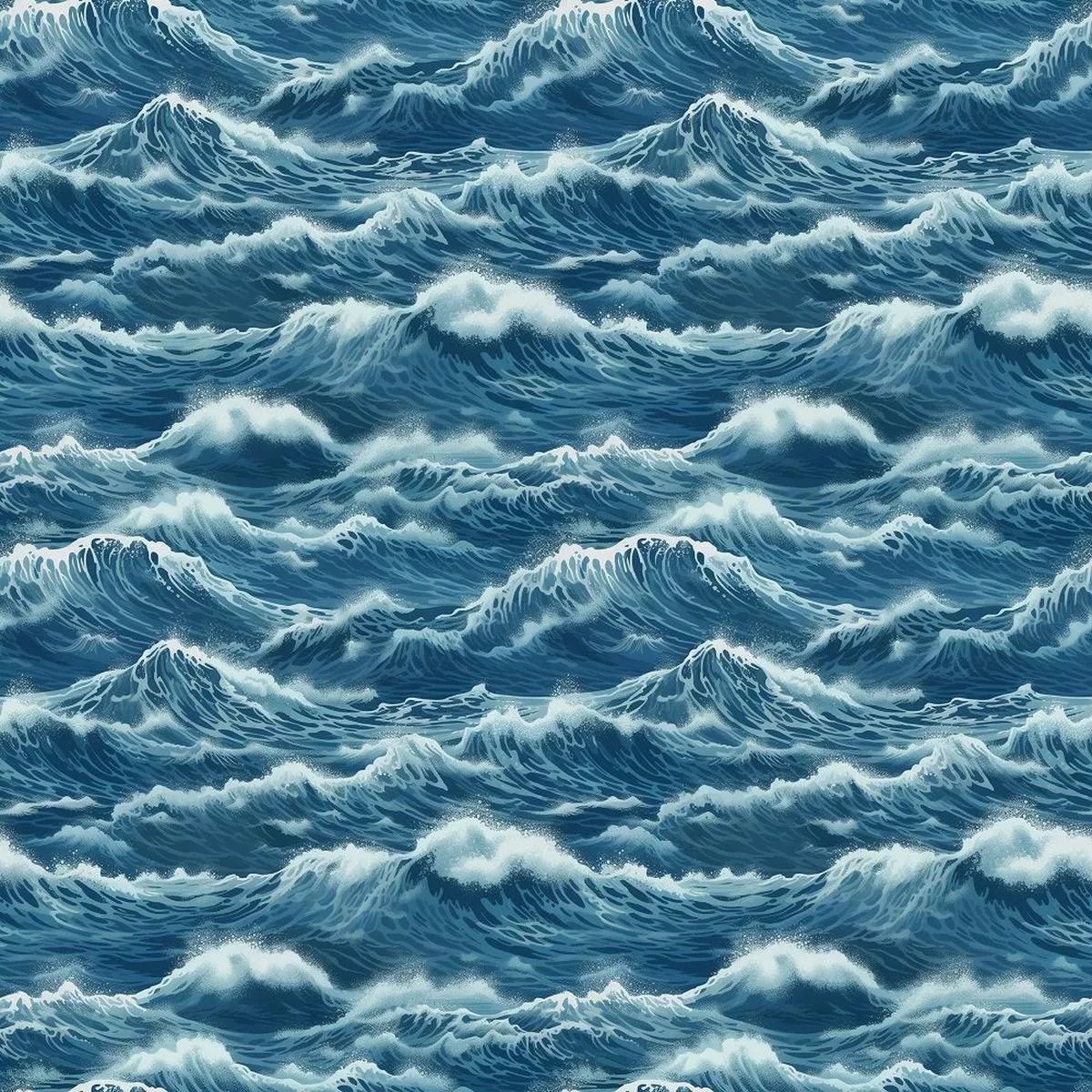 Oceanic Pattern #10 Fabric