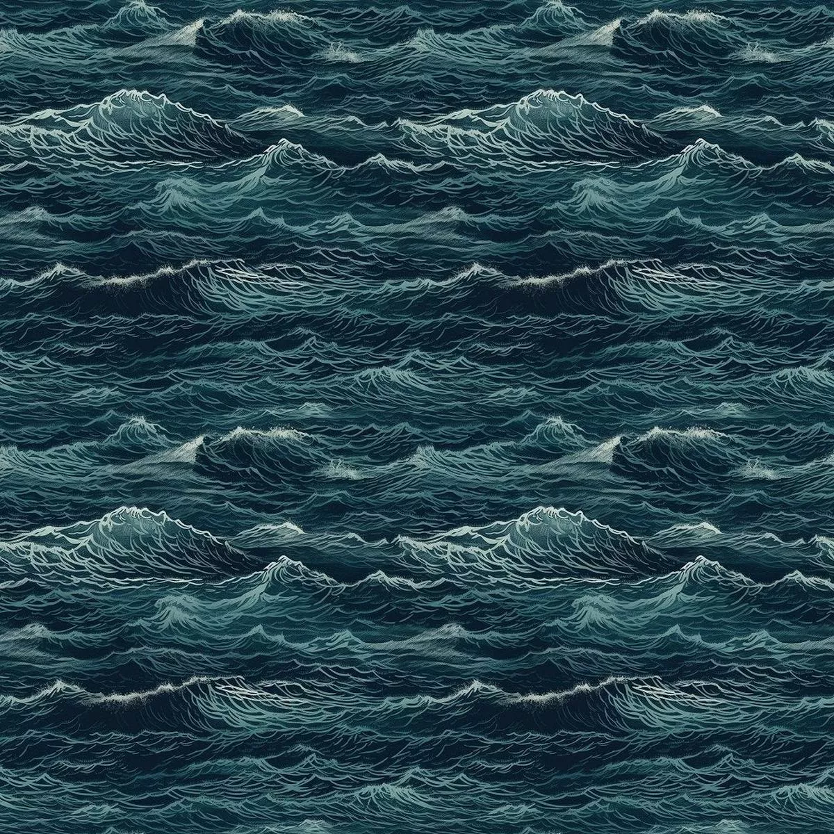 Oceanic Pattern #3 Fabric