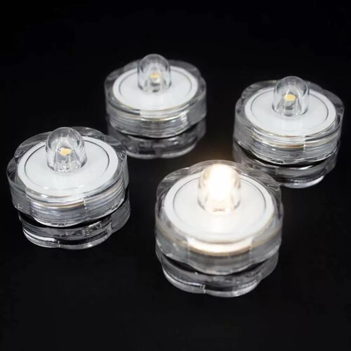 OESD 4pk Battery Operated Warm White Tealights