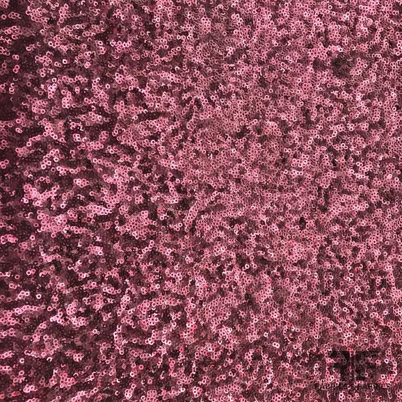 Ombr Stretch Sequin Netting – Maroon