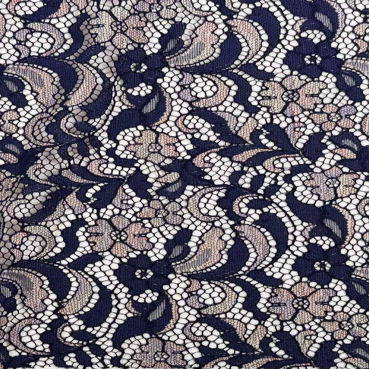 Opaline Corded Lace Navy