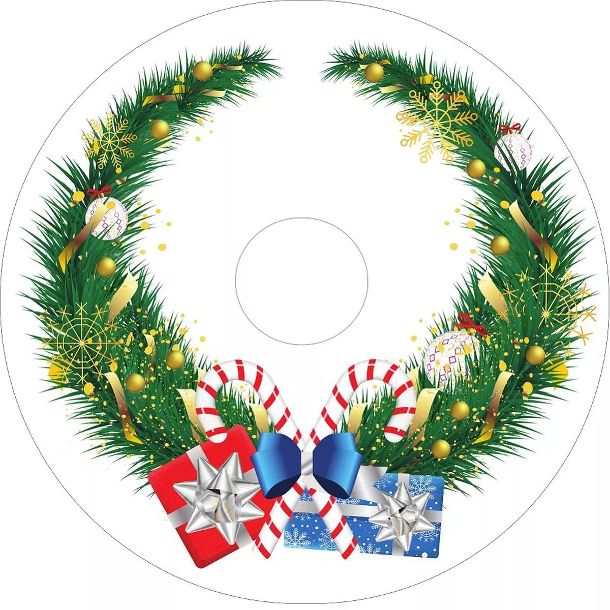 open-wreath-tree-skirt-fabric-panel Open Wreath Tree Skirt Fabric Panel